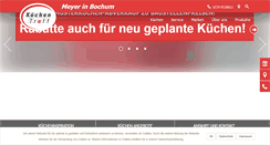 Desktop Screenshot of kuechentreff-meyer.de