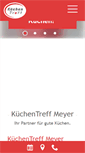 Mobile Screenshot of kuechentreff-meyer.de